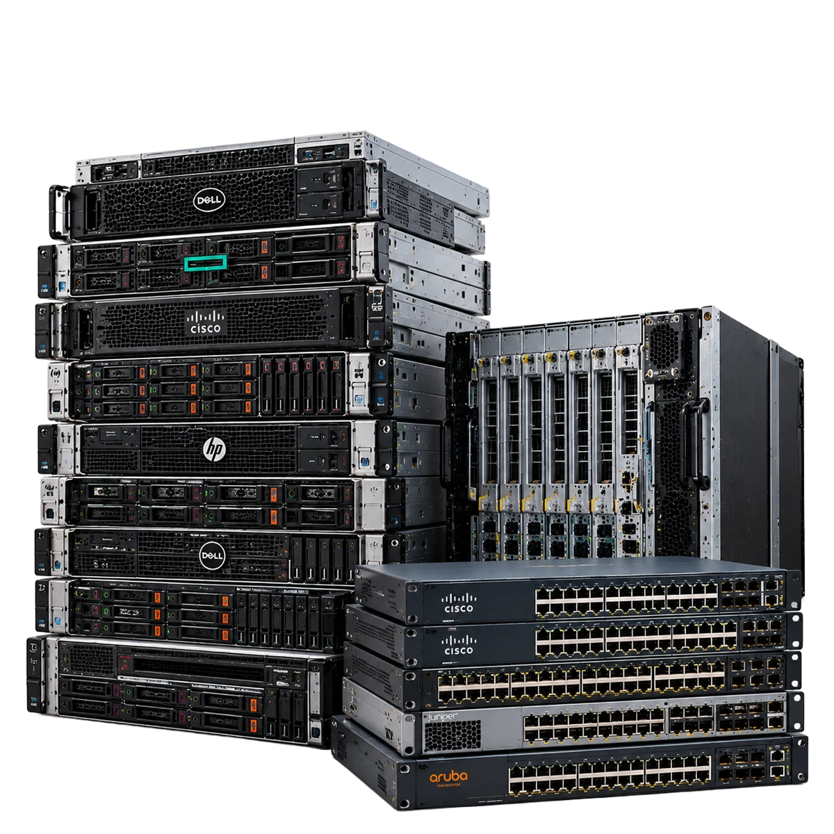 Enterprise servers, storage systems and network equipment
